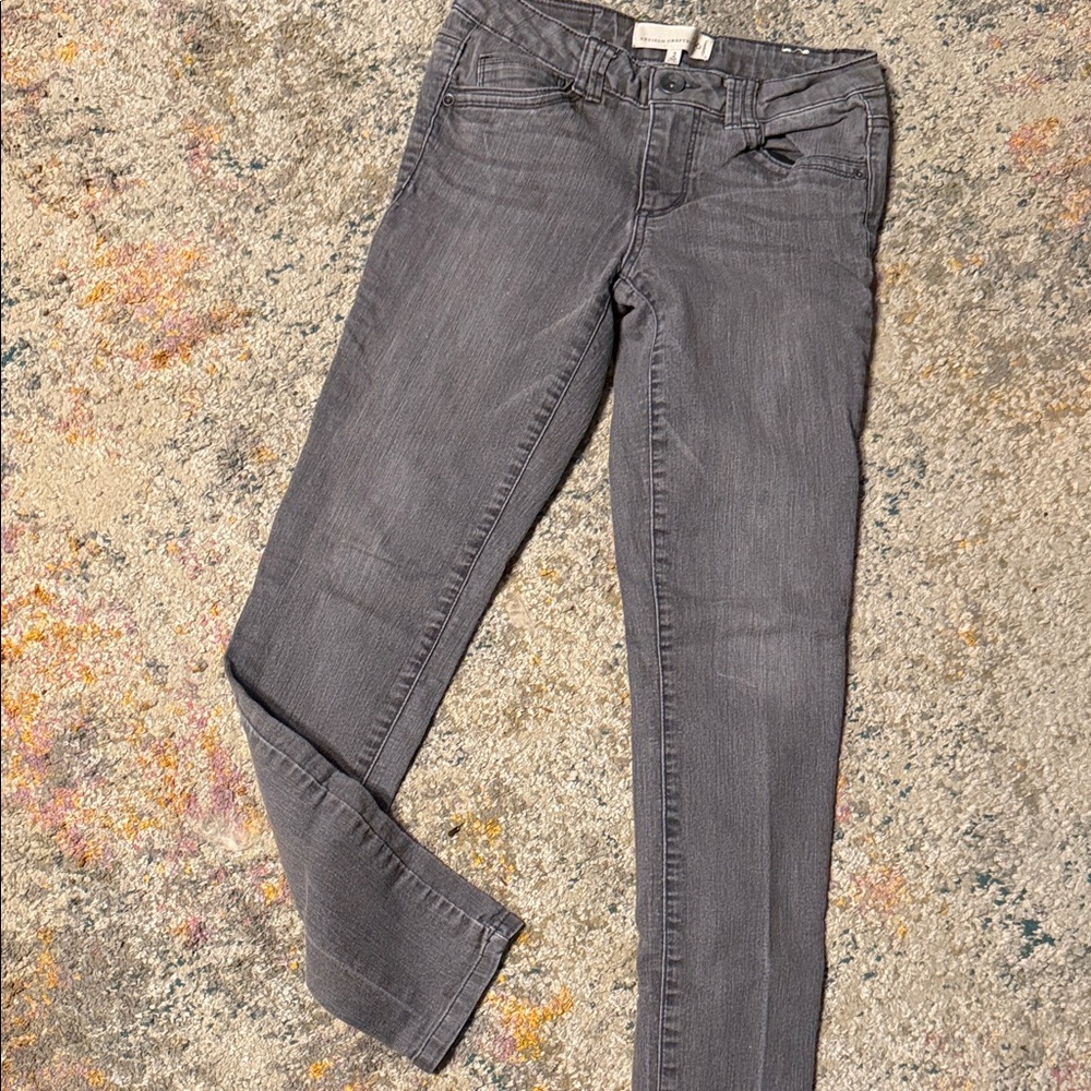 Gray Skinny Jeans for Women 2